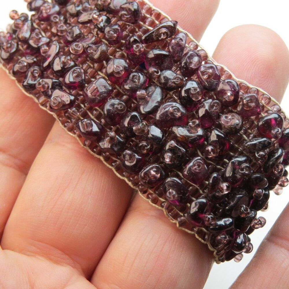 Garnet Multi Multi Stones Elastic Bracelet